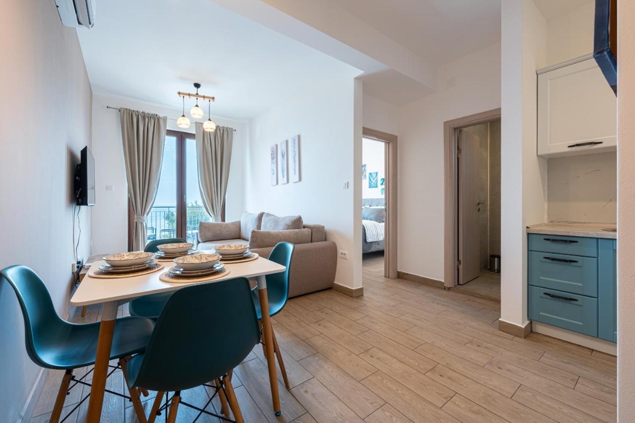 Niki Apartments Przno Sveti Stefan Exterior foto