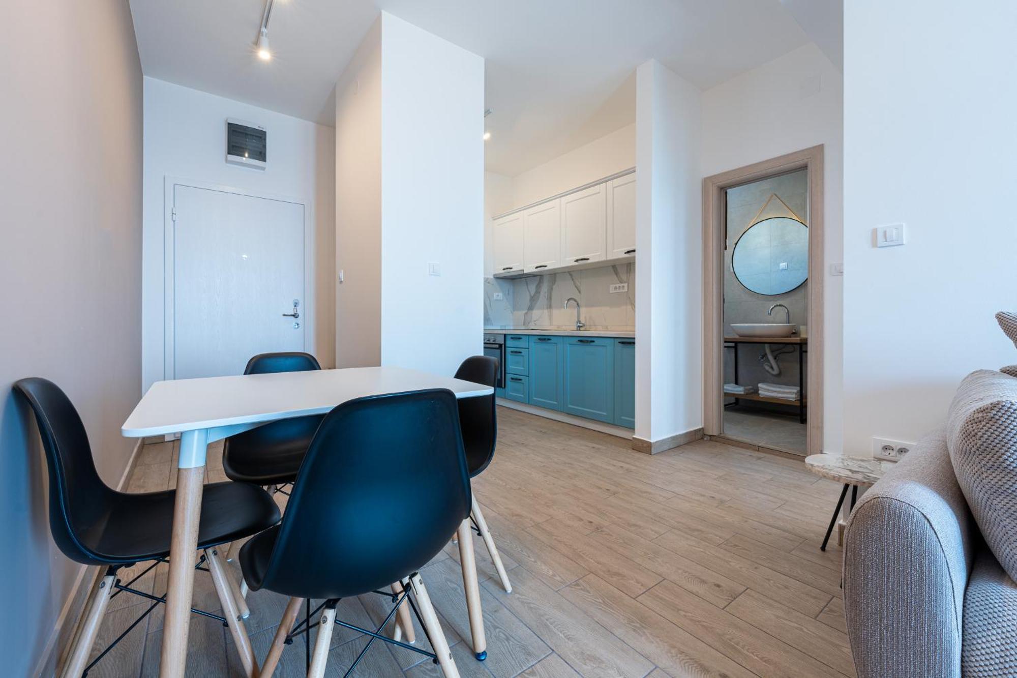 Niki Apartments Przno Sveti Stefan Habitación foto